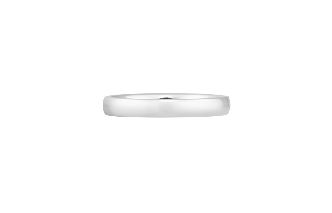 Alliance (3 mm) - Or blanc 18K (4,20 g) - Courbet