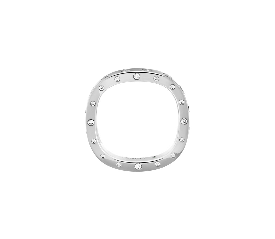 Bague Or Blanc et Diamants de synthèse 0,67 ct - Eclipse - Vue 2