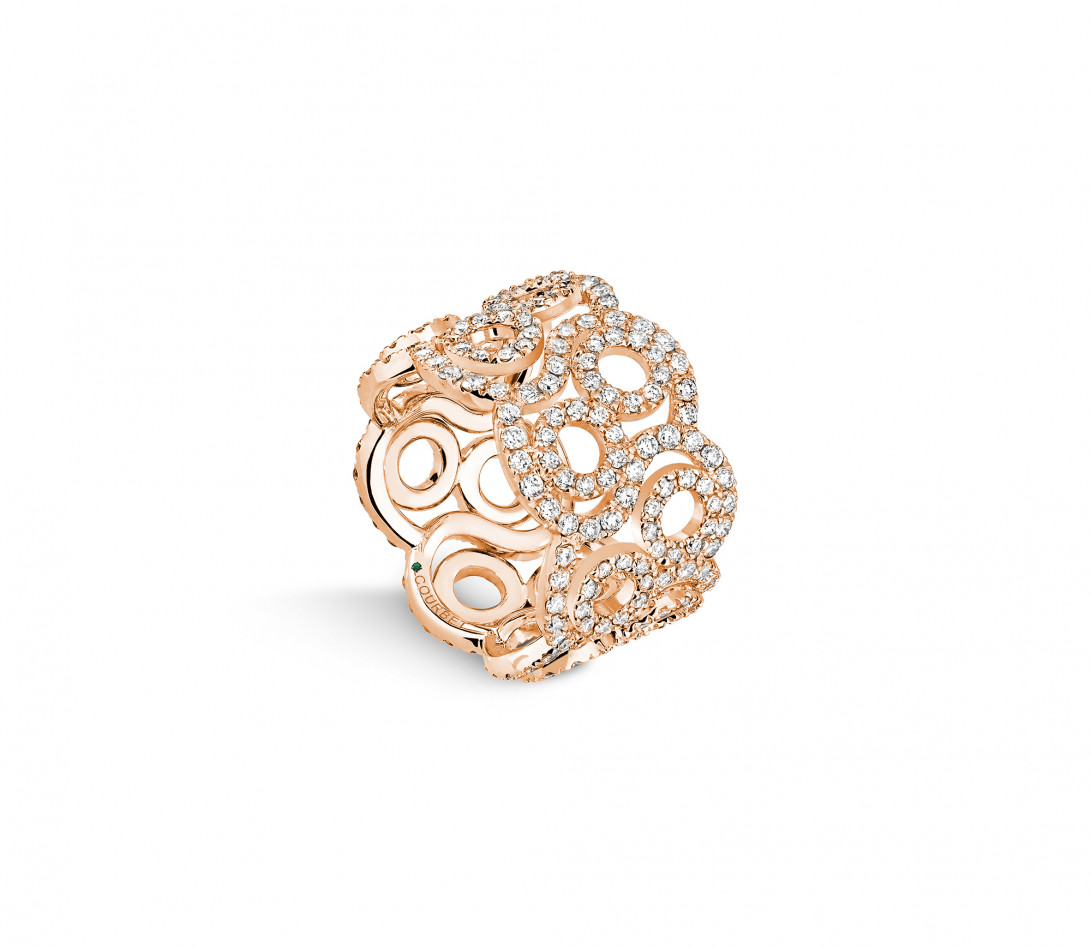 Bague O2 Couture en or rose