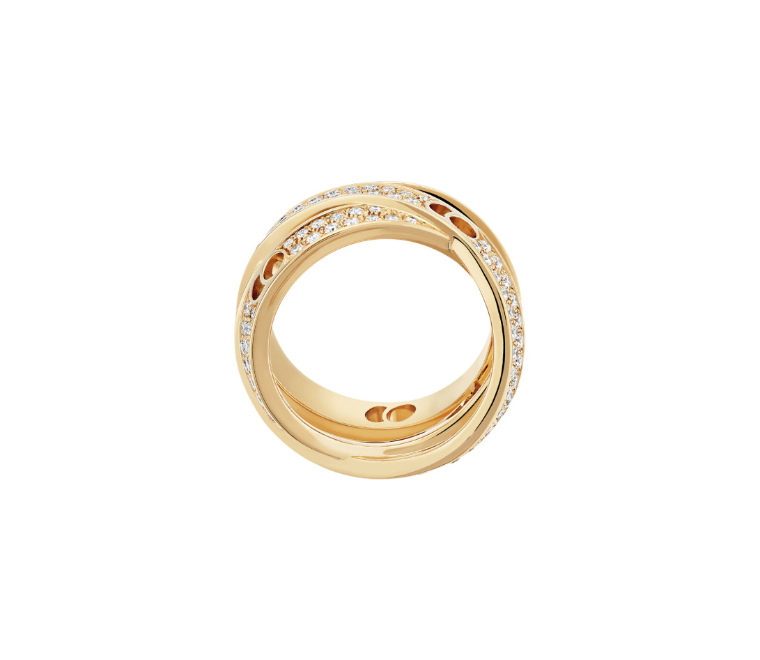 Bague ECLIPSE Couture en or jaune recyclé 18K - Courbet - Vue 3