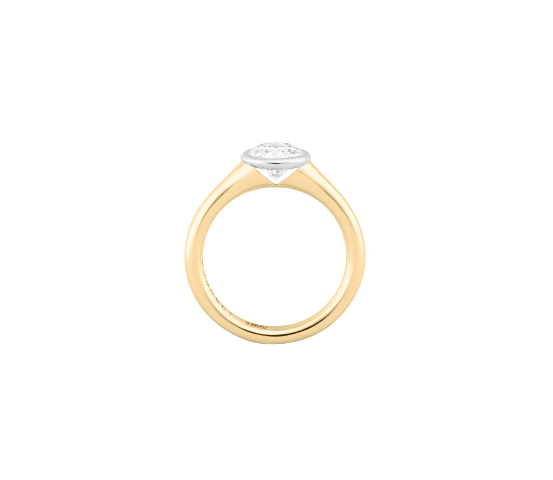 Bague Origine - Or jaune 18K (2,70 g), diamant 1,00 ct - Vue 2